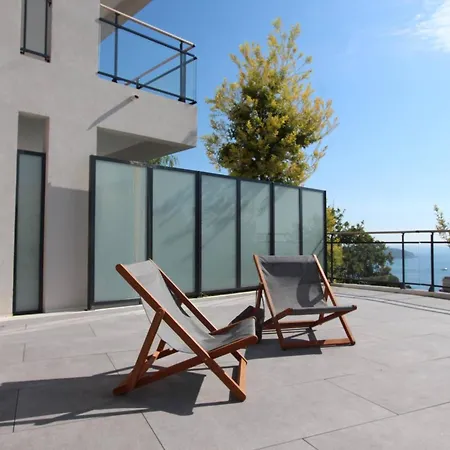 Lägenhet Luxurious Monaco&seaview, Infinitypool&parking Beausoleil